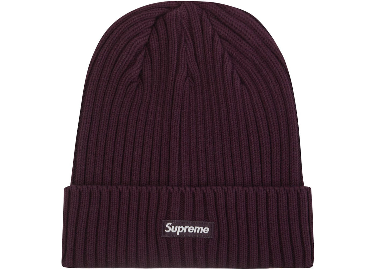 Supreme Overdyed ribbed knit beanie, Pink