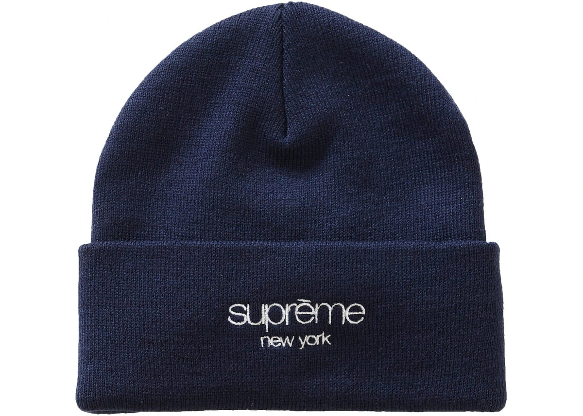 Supreme Radar Beanie Navy Blesssed