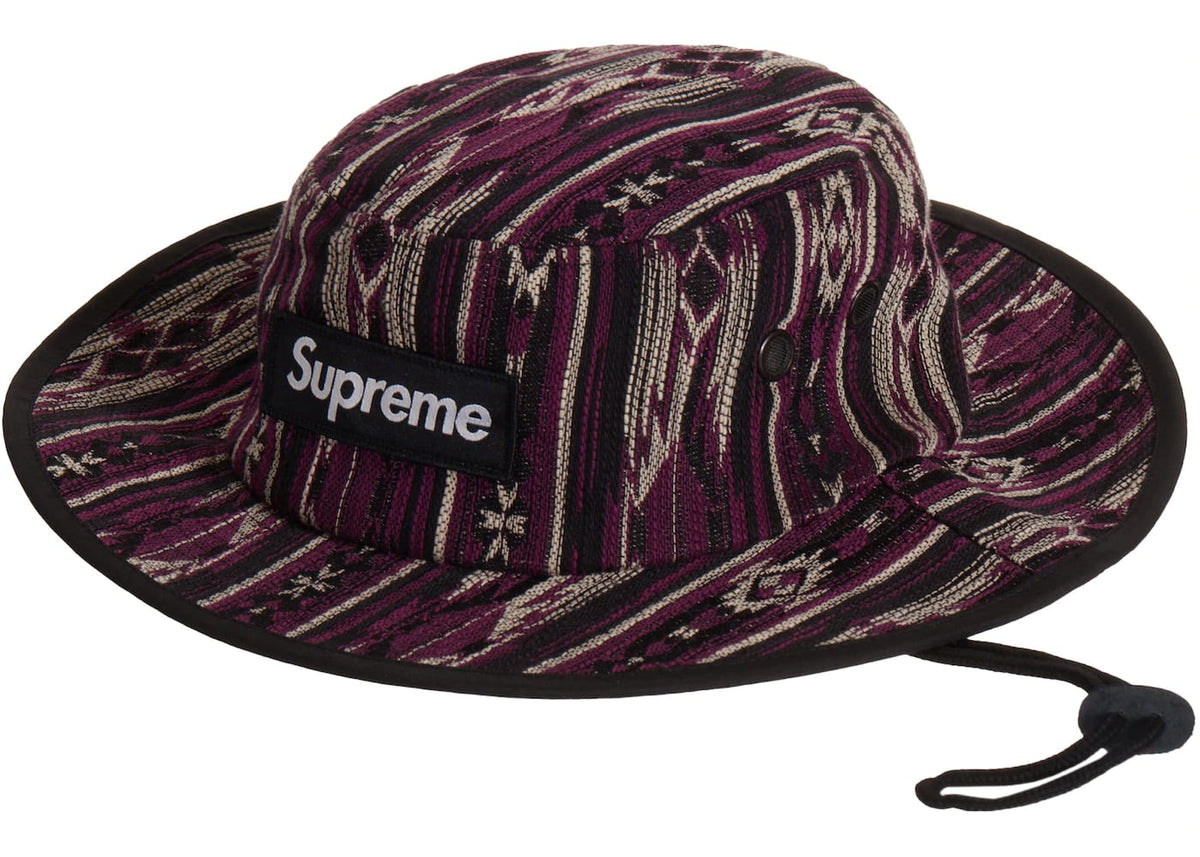 Supreme Woven Pattern Boonie Purple – Blesssed