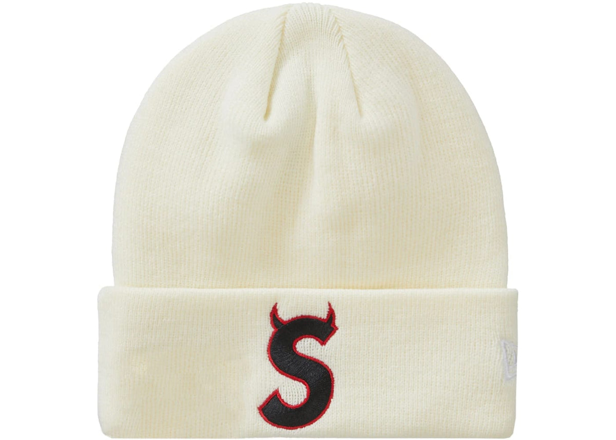 Supreme New Era S Logo Beanie (FW22) Natural – Blesssed