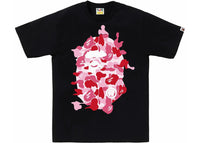 BAPE ABC Camo Rebuild Big Ape Head Tee Black/Green