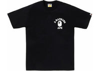 BAPE ABC Camo Crazy College ATS Tee White