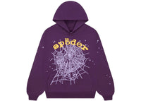 Sp5der Star OG Web V2 Hoodie Purple