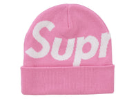 Supreme Big Logo Beanie (FW24) Pink