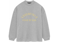 Fear of God Essentials Heavy Jersey Longsleeve Tee Light Heather Grey