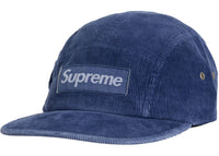 Supreme Corduroy Pocket Camp Cap Blue