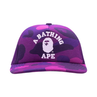 BAPE Color Camo College Mesh Cap Purple