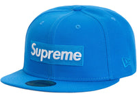 Supreme Sharpie Box Logo New Era Fitted Cap Blue