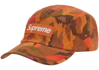 Supreme Washed Canvas Camp Cap (SS24) Orange Camo