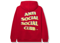 Anti Social Social Club Stir Crazy Hoodie Red