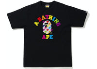 BAPE Sta Pattern College Tee Black