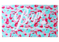 BAPE Store Miami Beach Towel Pink/Blue