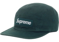 Supreme Washed Chino Twill Camp Cap (FW23) Pine Green