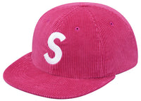 Supreme Corduroy S Logo 6 Panel Magenta