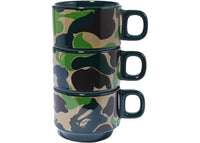 BAPE ABC Camo Stacking Mugs Green