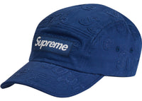 Supreme Lasered Twill Camp Cap Navy