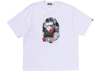 BAPE Shark Seijin Photo Print Relaxed Fit Tee White