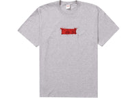 Supreme Ralph Steadman Box Logo Tee Heather Grey