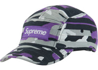 Supreme Layered Camo Camp Cap Purple