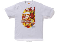 BAPE x Marvel Camo Iron Man Tee White