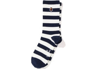 BAPE Ape Head One Point Hoop Socks Navy