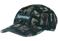 Supreme Weirdo Dave Corduroy Camp Cap Green