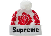 Supreme Rose Beanie White