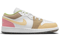 Jordan 1 Low Pastel Grind Vivid Green (GS)