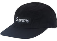 Supreme Washed Chino Twill Camp Cap (SS24) Black