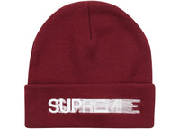 Supreme Motion Logo Beanie (SS23) Burgundy