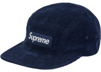 Supreme Corduroy Camp Cap (FW23) Navy