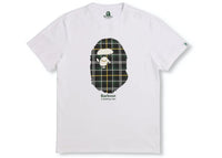 BAPE x Barbour Tee White