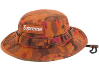 Supreme Washed Canvas Boonie Orange Camo