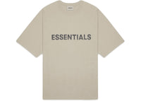 Fear of God Essentials Boxy T-Shirt Applique Logo Olive/Khaki