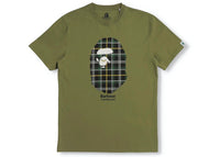 BAPE x Barbour Tee Green