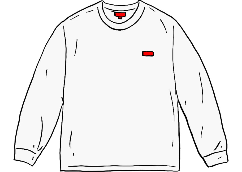 Supreme Small Box L/S Tee (FW20) White – Blesssed