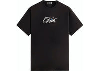 Kith Cursive Logo Tee Black