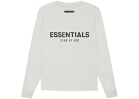 Fear of God Essentials Long Sleeve T-Shirt Light Heather Oatmeal