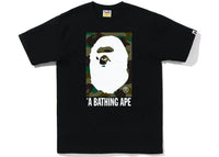 BAPE 1St Camo Box Ape Head Tee WhiteYellow