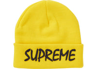 Supreme FTP Beanie Yellow