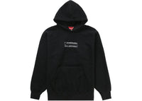 Supreme Inside Out Box Logo Hooded Sweatshirt Black