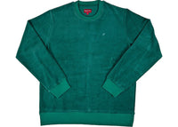 Supreme Velour Crewneck Green