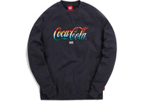 Kith x Coca-Cola Striped Crewneck Black