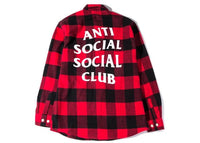 Anti Social Social Club No Expectations Flannel Black/Red