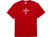 Supreme Cross Box Logo Tee Red