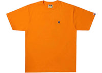 BAPE Ape Head One Point Tee Orange