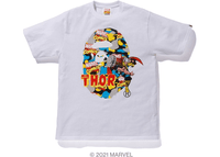 BAPE x Marvel Comics Camo Mighty Thor Tee White