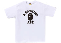 BAPE Bicolor College Tee Red