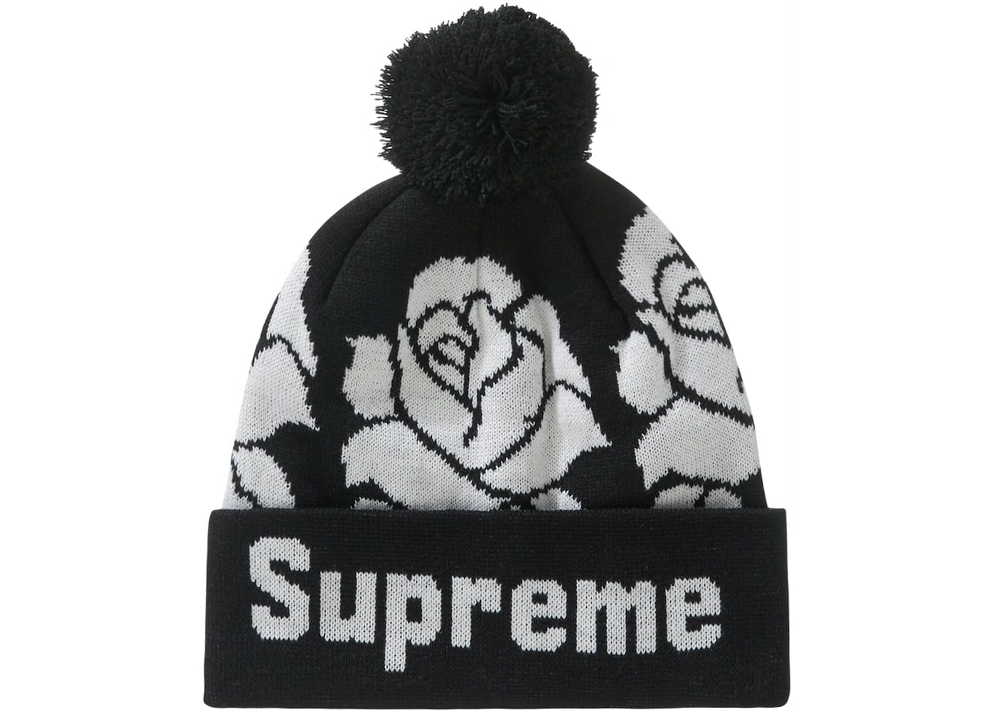 Supreme Rose Beanie Black – Blesssed