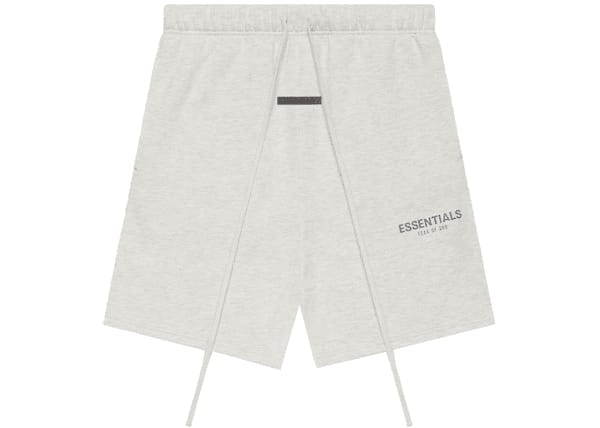 Fear of God Essentials Sweatshort Light Heather Oatmeal – Blesssed